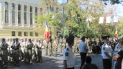 (FOTO) Protest și paradă militară de Ziua Independenței