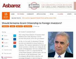 Armenia wants to join the countries that offer citizenship for investment and comes with an incredible offer - 50 thousand dollars for a passport