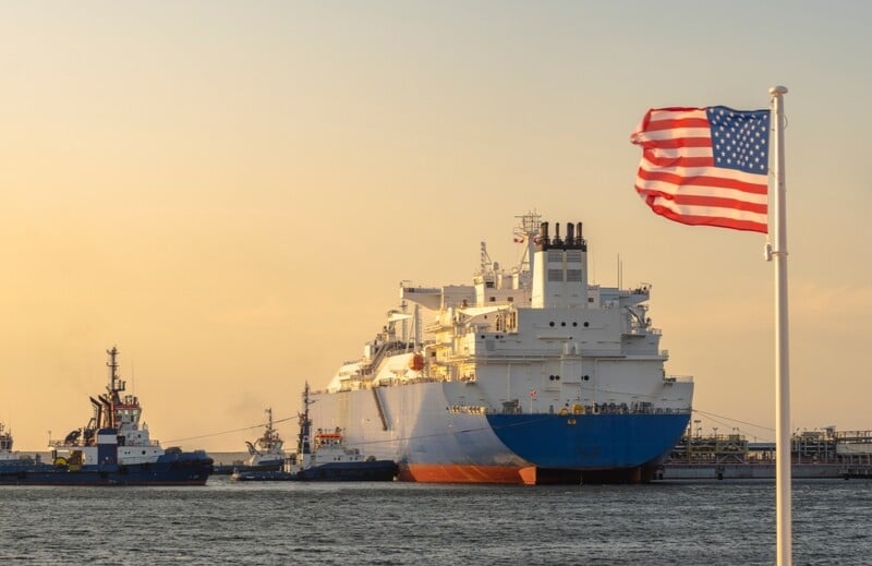 Europa continuă să fie principala destinație pentru transporturile de GNL din SUA