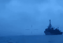 VIDEO/ Încă o mare navă militară rusă a fost scufundată de ucraineni