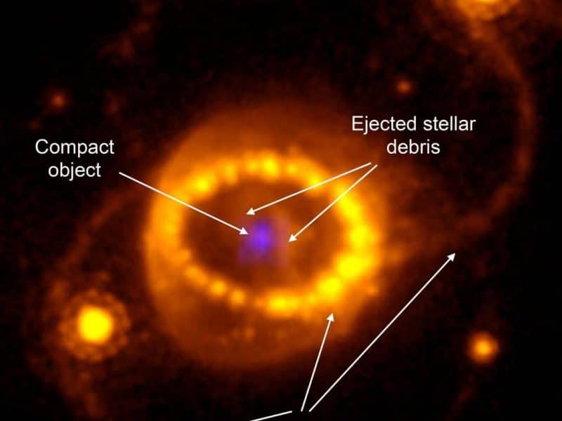 A fost identificată steaua neutronică născută dintr-o supernovă şi observată de pe Terra în 1987. Ce spun cercetătorii