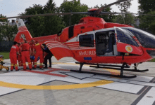 Băiat de 13 ani, cu afecţiuni renale, transportat de urgenţă din Bulgaria în România cu un elicopter SMURD