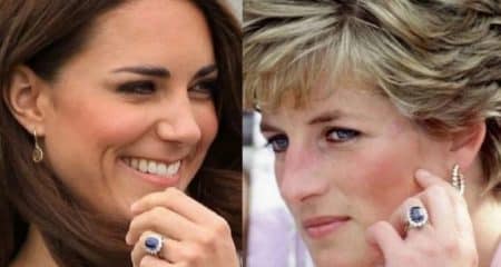 inelul Prințesei Diana, încărcat de energii pline de durere, infidelități și minciuni, strălucește pe mâna lui Kate Middleton