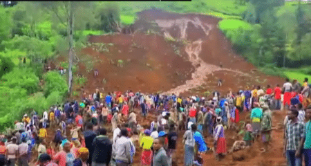 VIDEO Zeci de morți în urma alunecărilor de teren din Etiopia