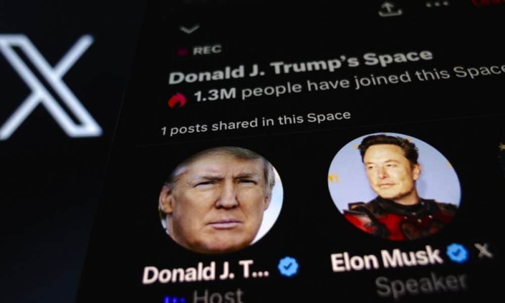 Atac cibernetic masiv în timpul interviului lui Elon Musk cu Donald Trump. Despre ce au vorbit cei doi