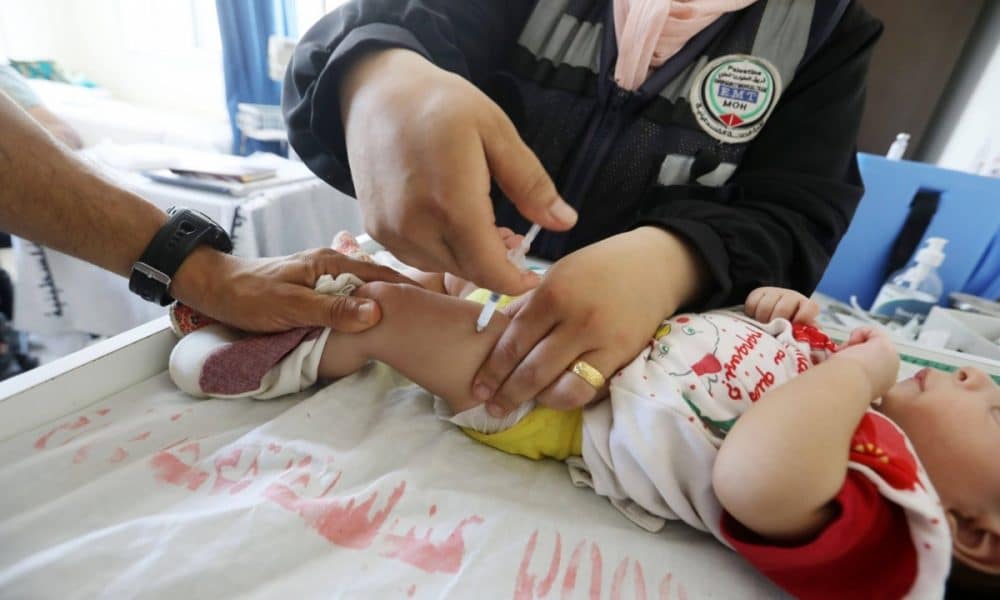 Peste 87.000 de copii au fost vaccinați împotriva poliomielitei în Gaza