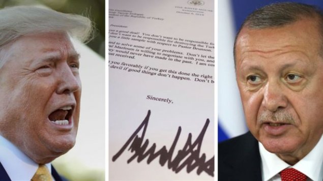 Turkey S Erdogan Threw Trump S Syria Letter In Bin News