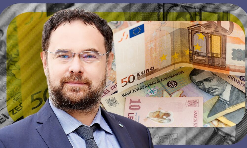 De ce a sărit cursul euro de PRAGUL psihologic de 5 lei și care sunt șansele să coboare sub el? Explicațiile și previziunile președintelui CFA România