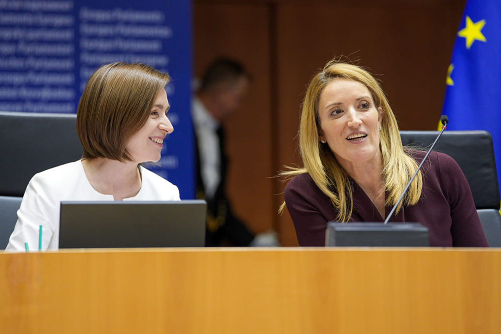 Președinta Parlamentului European, Roberta Metsola, va veni în noiembrie la Chișinău