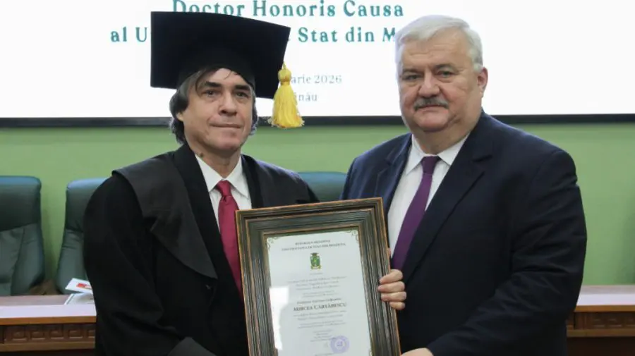 Mircea Cărtărescu, Doctor Honoris Causa al Universității de Stat din Moldova