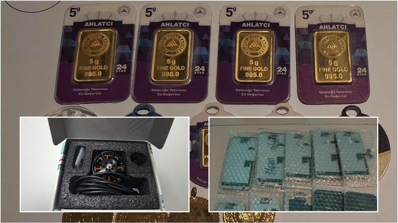  Bagaje pline de surprize: Lingouri de aur, motoare pentru drone și alte bunuri nedeclarate, descoperite în valize la Aeroportul Chișinău