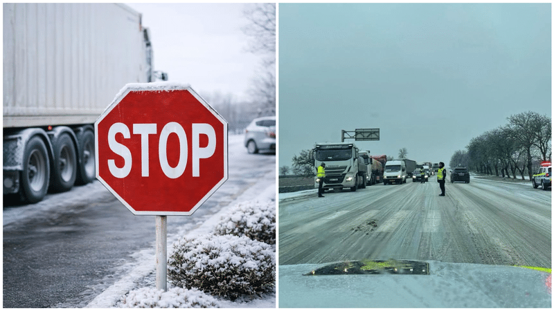 Circulație restricționată pe traseul Odesa–Reni din cauza vremii