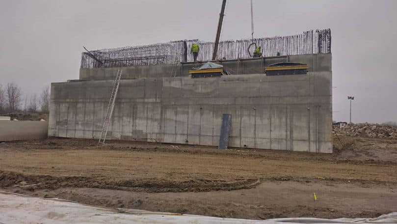 Lucrările la Podul de Flori Ungheni – Zagarancea au fost reluate odată cu încălzirea vremii