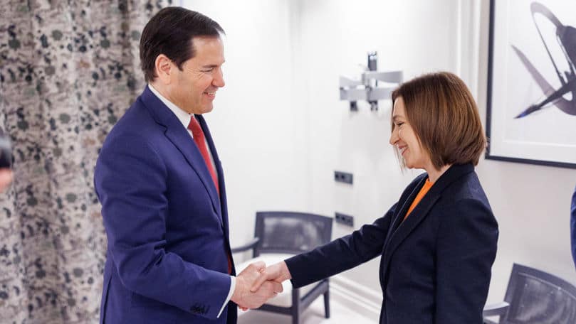 Maia Sandu s-a întâlnit cu secretarul de stat al SUA, Marco Rubio, la München