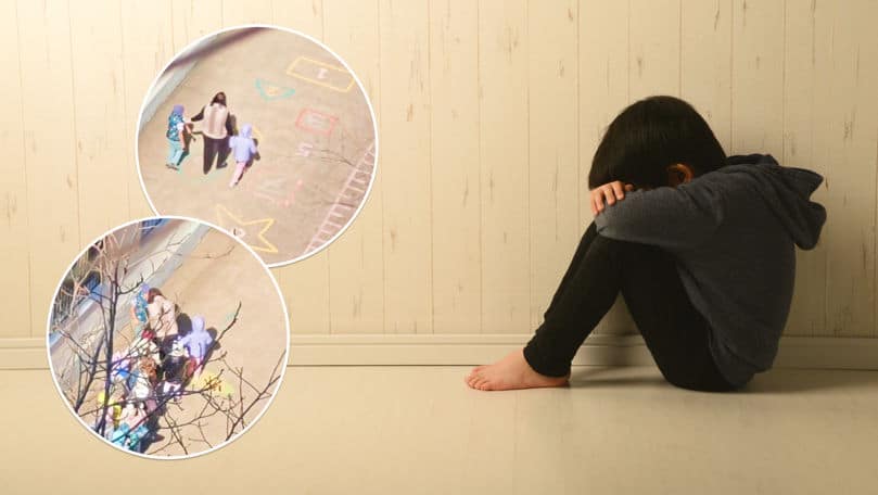 Imagini revoltătoare la o grădiniță: O educatoare, filmată cum lovește un copil