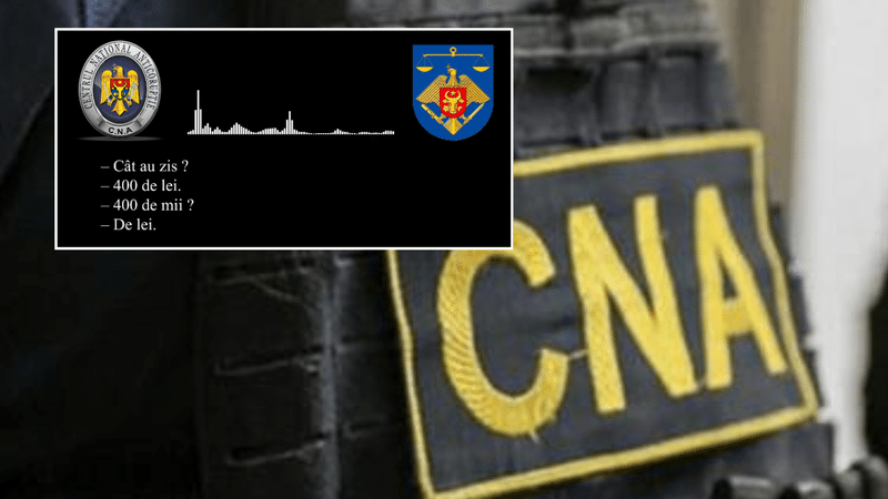 „- 400 de lei. – 400 de mii? – De lei de-ai lor”. Înregistrări din dosarul mitei cu fiul unui fost procuror reținut în flagrant