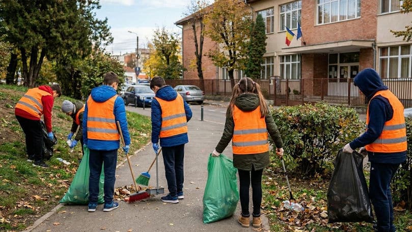 Circa 60.000 de copii din Capitală au participat la o amplă acțiune de salubrizare