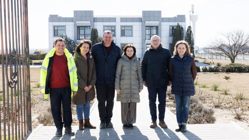 Maia Sandu a vizitat Portul Internațional Liber Giurgiulești