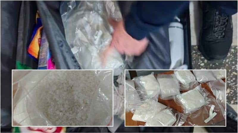 VIDEO: Peste 6 kg de droguri, depistate într-un bagaj neînsoțit