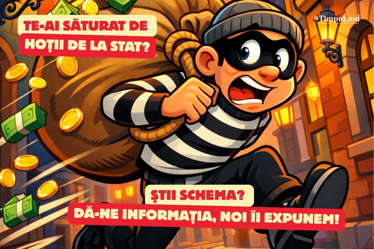 Dacă ai informații despre „scheme”, contracte dubioase sau funcționari care se îmbogățesc ilegal, scrie-ne!