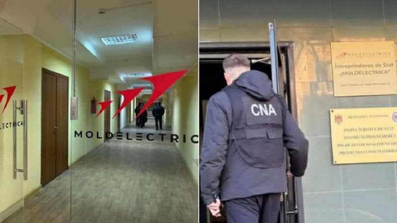 Licitație trucată la „Moldelectrica”: Patru persoane au fost reținute