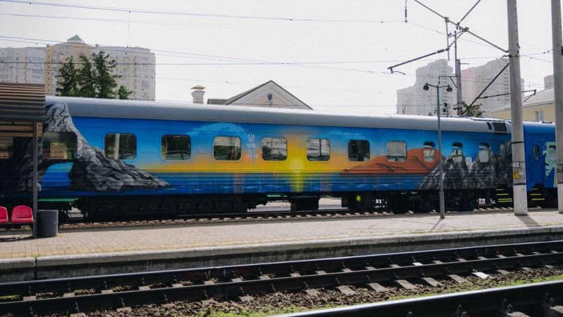 Tren direct din Kiev până la Aeroportul Chișinău, lansat în regim de testare