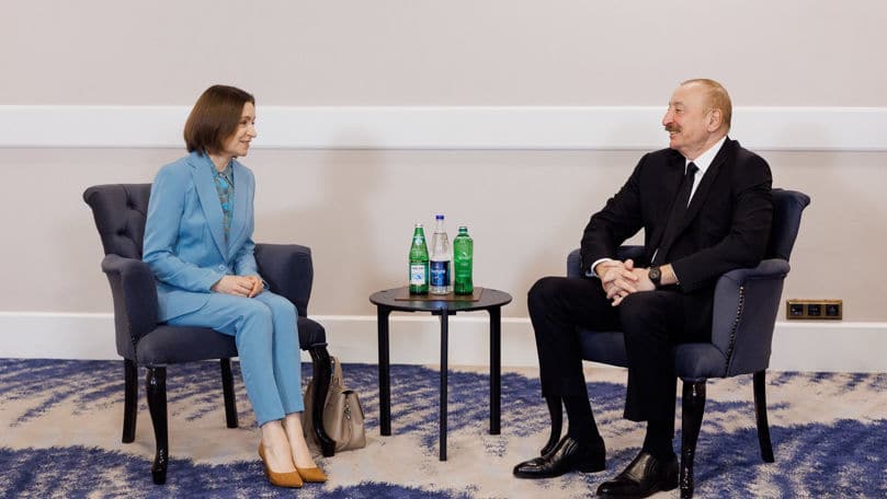 Relațiile azero-moldovenești, discutate de Maia Sandu cu Ilham Aliyev