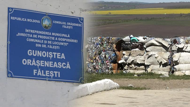 Munți de plastic la Fălești: Autoritățile nu au cui să vândă deșeurile sortate