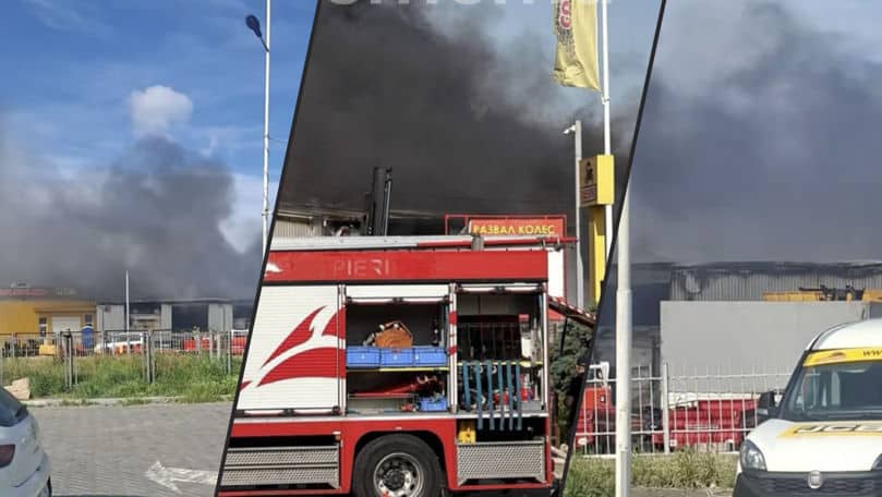 VIDEO: Incendiu la un depozit din Chișinău. Pompierii intervin cu forțe sporite
