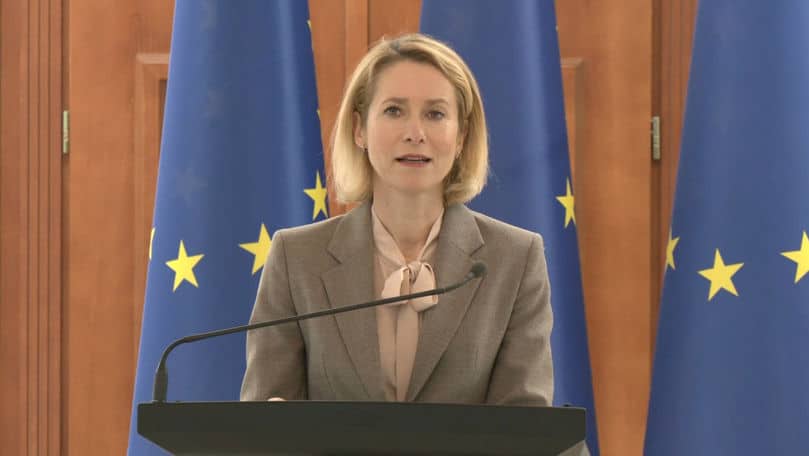 Kallas: Unirea Moldovei cu România poate fi decisă doar de cetățenii celor două state