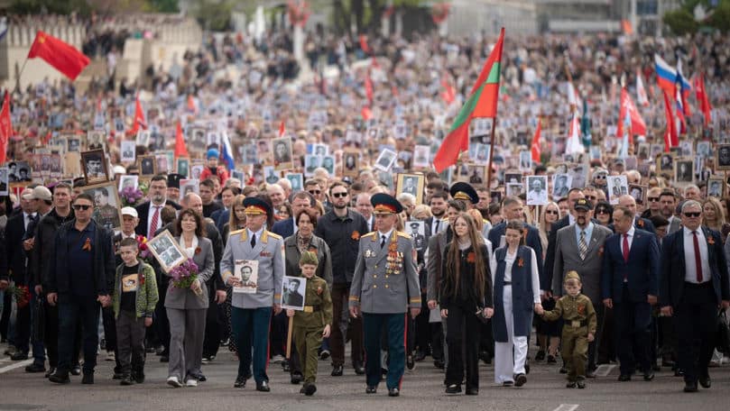 Parada separatiștilor de la Tiraspol. Krasnoselski: Peste 105.000 de persoane au participat