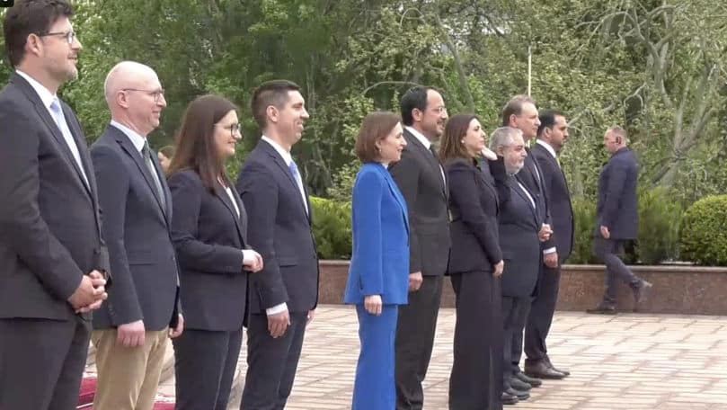 Maia Sandu l-a întâmpinat la Chișinău pe Nikos Christodoulides, președintele Ciprului