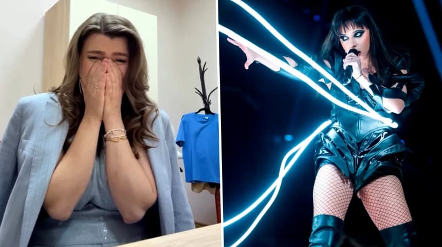 VIDEO: Prezentatoarea votului Moldovei la Eurovision, în lacrimi: Am avut o reacție de șoc