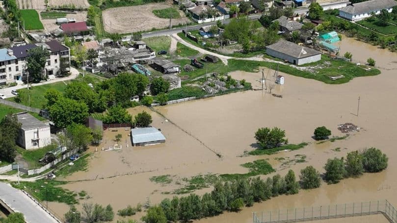 Risc de inundații la Strășeni: Peste 20 de locuințe ar putea fi evacuate preventiv