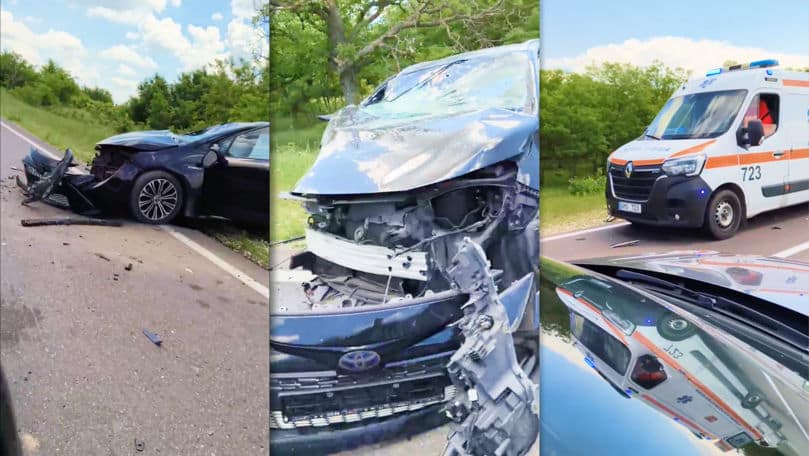 Accident pe traseul Chișinău-Leușeni: O minoră a r