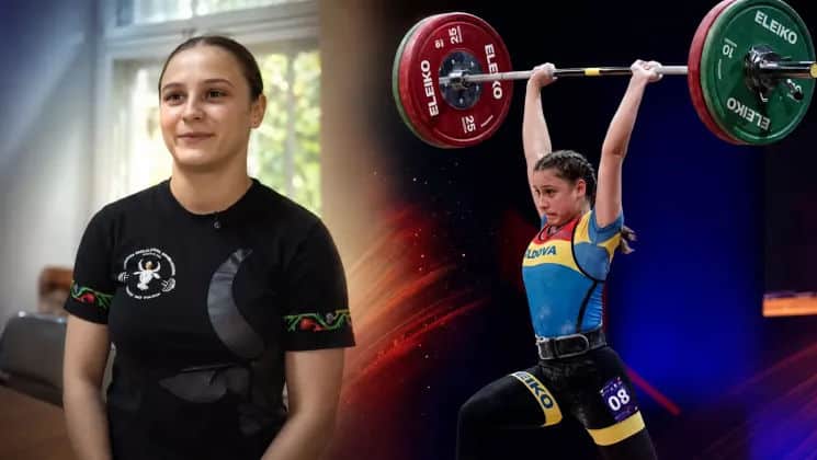 La 16 ani, Nicoleta Cojocaru scrie istorie în haltere și țin