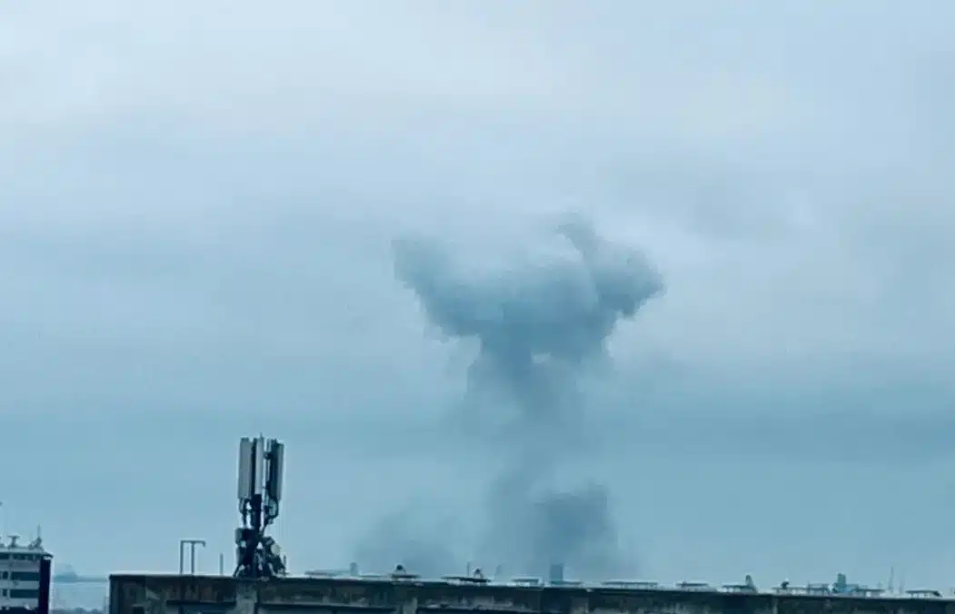 VIDEO: Explozie a unei drone marine în Portul Constanța