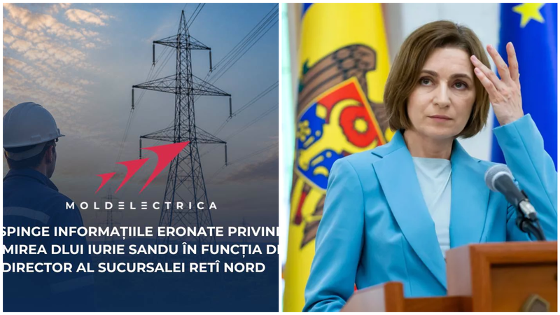 Un verișor al Maiei Sandu, director de sucursală la Moldelectrica, numit prin „concurs intern”. Reacția întreprinderii
