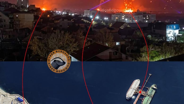VIDEO // Cel mai mare terminal petrolier rusesc din Marea Baltică, în flăcări la Sankt Petersburg după un atac ucrainean cu drone