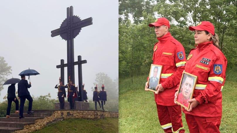 Zece ani de la tragedia din Haragâș: Eroii SMURD, comemorați la locul accidentului