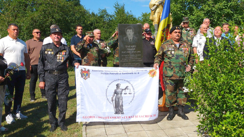 Eroul care a murit la 23 de ani pentru Moldova: Anatol Tătaru, comemorat la Risipeni