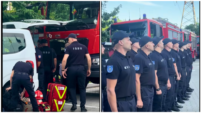 Pompierii moldoveni detașați în Grecia, „înghesuiți câte 18 în vagon, fără mâncare în prima zi și fără diurne.”