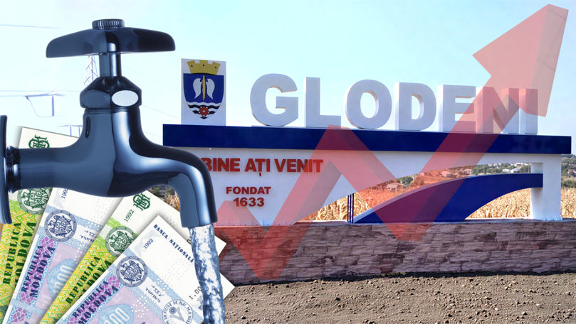 Tarife-record la Glodeni: Apa și canalizarea ar putea costa peste 110 lei/m3