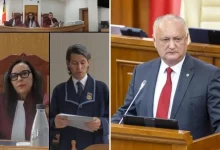 Dodon a lipsit de la Curtea Supremă, unde procurorii au modificat învinuirea din dosarul „Kuliok