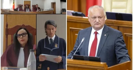 Dodon a lipsit de la Curtea Supremă, unde procurorii au modificat învinuirea din dosarul „Kuliok