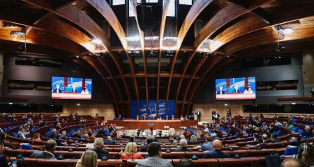 Igor Dodon și Renato Usatîi, la Strasbourg, în delegația Republicii Moldova la Consiliul Europei