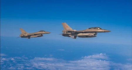 Două drone doborâte de avioane F-16 deasupra Mării Negre sâmbătă