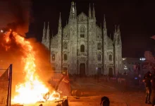 Giorgia Meloni condamnă violențele din Italia: patru polițiști și 20 de manifestanți răniți la Milano